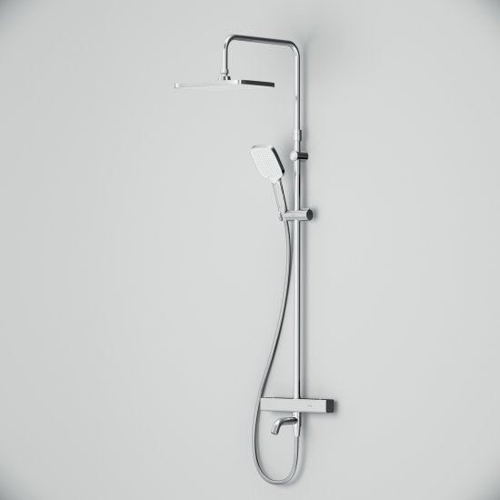 Душевая система AM.PM Flash F079SQ500 с термостатом 3 режима цвет хром