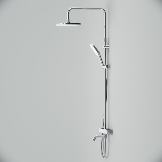Душевая система AM.PM Flash F079SQ500 с термостатом 3 режима цвет хром