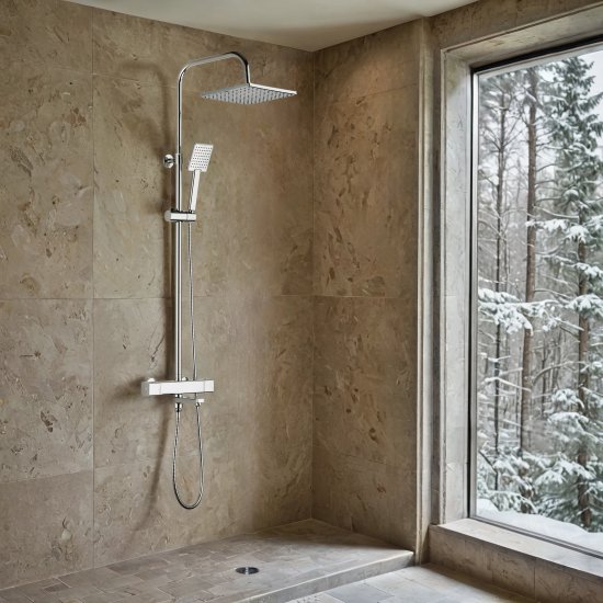 Душевая система Esko Annecy STS05 со смесителем 2 режима цвет хром