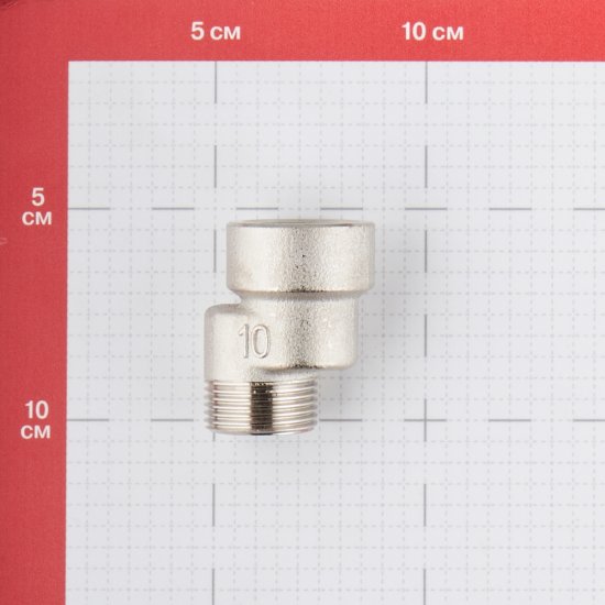 Эксцентрик Valtec 3/4 ВР(г) х 3/4 НР(ш) х 10 мм латунный (VTr.094.N.05010)