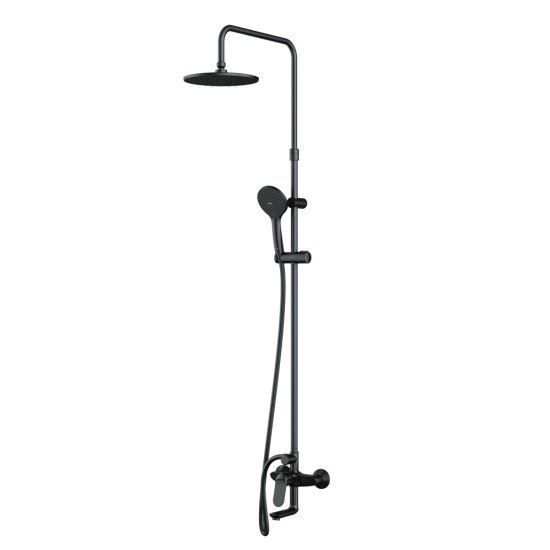 Душевая система AM.PM Moxie F079M922 со смесителем 3 режима цвет черный матовый