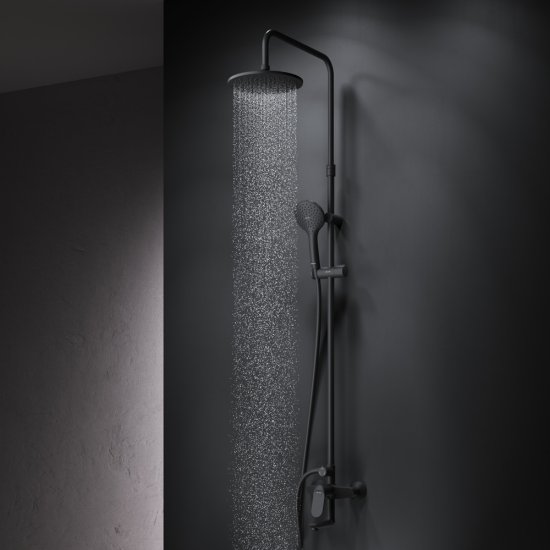 Душевая система AM.PM Moxie F079M922 со смесителем 3 режима цвет черный матовый