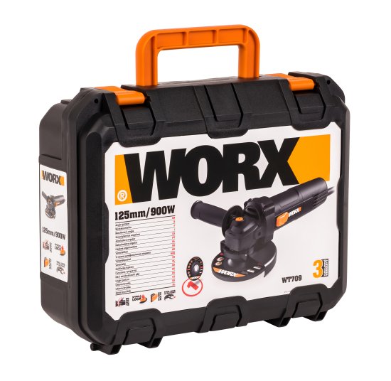 УШМ сетевая Worx WT709, 900 Вт, 125 мм