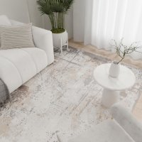 Ковер со средним ворсом Графф 200x290 см 3433 серо-бежевый