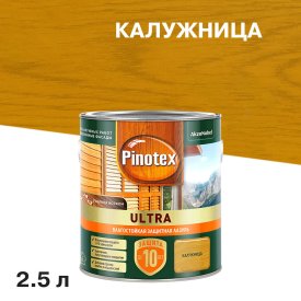 Антисептик Pinotex Ultra декоративный для дерева калужница 2,5 л