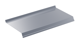 Отлив 150x2000 мм цвет темно-серый