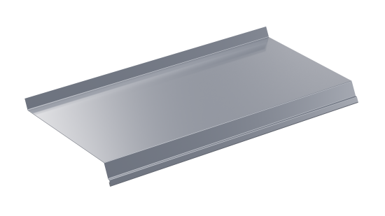 Отлив 150x2000 мм цвет темно-серый