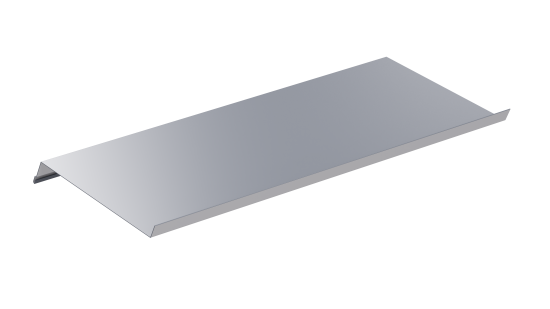 Отлив 150x2000 мм цвет темно-серый