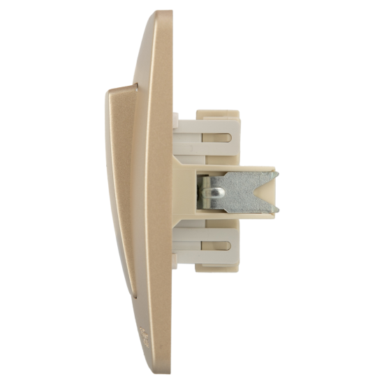 Переключатель встраиваемый Systeme Electric Blanca 2 клавиши цвет титановый