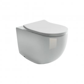 Напольный пристенный унитаз-соло Ceramicanova METROPOL Rimless