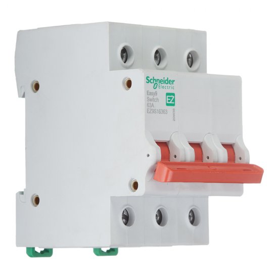 Рубильник Schneider Electric Easy9 (EZ9S16363) 3P 63А 400 В на DIN-рейку