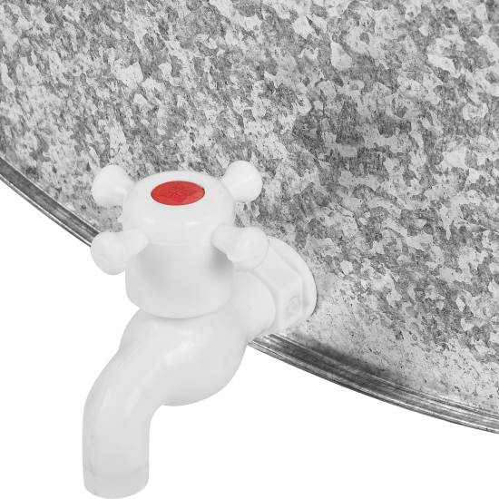 Умывальник садовый оцинкованная сталь 20 л с краном и крышкой