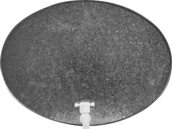 Умывальник садовый оцинкованная сталь 20 л с краном и крышкой