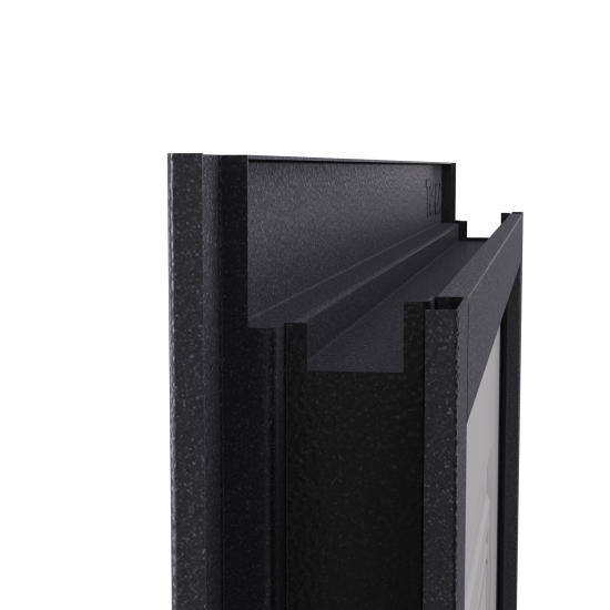 Дверь входная металлическая Гибсон 86x205 см правая классик ферро