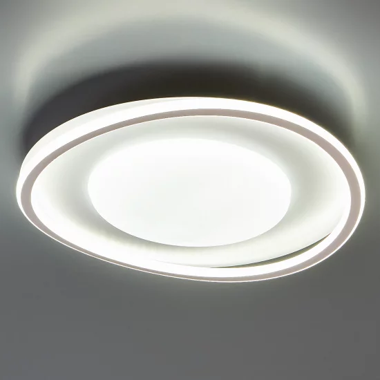 Светильник потолочный светодиодный Arte Lamp Maypole 5570 лм с пультом управления 25 м² регулируемый белый свет цвет белый