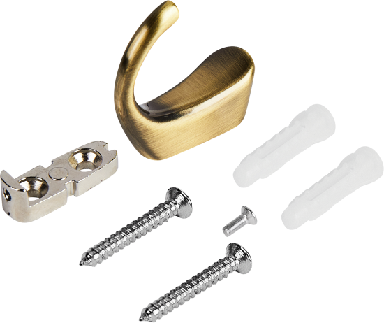 Крючок Jet JET912 ЦАМ цвет бронза