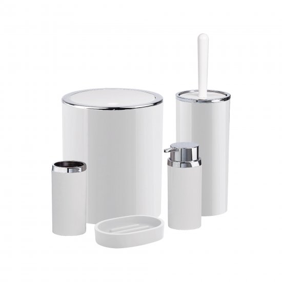 Контейнер для мусора Fixsen Round White FX-451-6 5 л пластик цвет белый