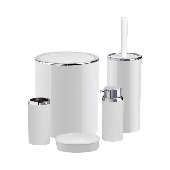 Контейнер для мусора Fixsen Round White FX-451-6 5 л пластик цвет белый