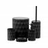Мыльница Fixsen Diamond Black FX-464-4 пластик цвет черный
