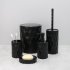 Мыльница Fixsen Diamond Black FX-464-4 пластик цвет черный