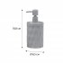 Дозатор для жидкого мыла Fixsen Diamond Gray FX-463-1 цвет серый
