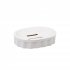 Мыльница Fixsen Diamond White FX-461-4 пластик цвет белый