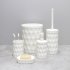 Мыльница Fixsen Diamond White FX-461-4 пластик цвет белый