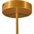 Люстра потолочная светодиодная Arte Lamp Alessia 25 м² регулируемый белый свет цвет золотой