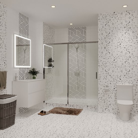 Унитаз-компакт Lavelly Pable безободковый с горизонтальным выпуском с сиденьем дюропласт микролифт белый (1039462)