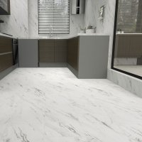 SPC плитка Unolaperla с подложкой класс 43 толщина 5 мм 2.605 м²