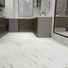 SPC плитка Unolaperla с подложкой класс 43 толщина 5 мм 2.605 м²