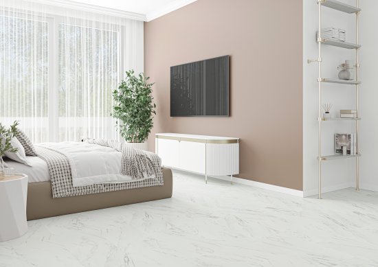 SPC плитка Unolaperla с подложкой класс 43 толщина 5 мм 2.605 м²