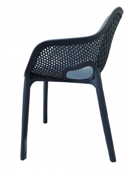 Кресло садовое Heniver 54x50x78 см полипропилен серый