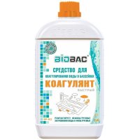 Средство для очистки воды в бассейне Biobac Коагулянт быстрый 1 л