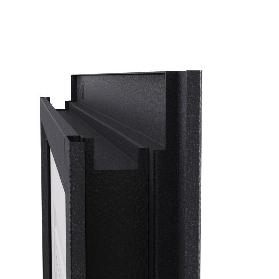 Дверь входная металлическая Гибсон 95x205 см левая классик беленый