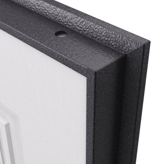 Дверь входная металлическая Гибсон 95x205 см левая классик беленый