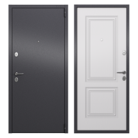 Дверь входная металлическая Гибсон 86x205 см правая классик беленый