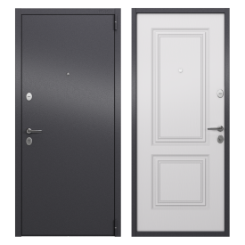 Дверь входная металлическая Гибсон 86x205 см правая классик беленый