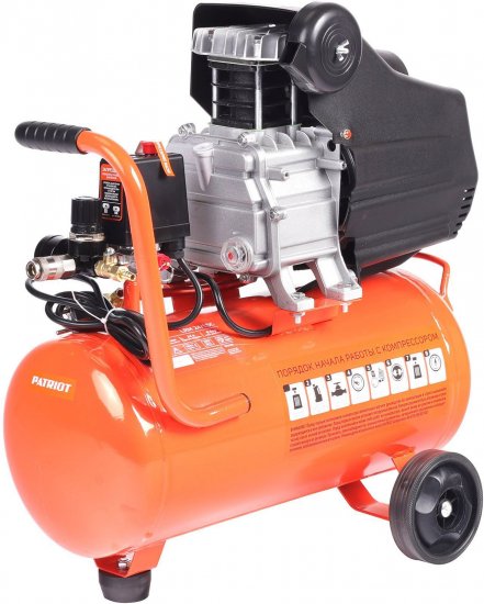 Компрессор поршневой масляный Patriot LRM 24/1.5C, 24 л 230 л/мин