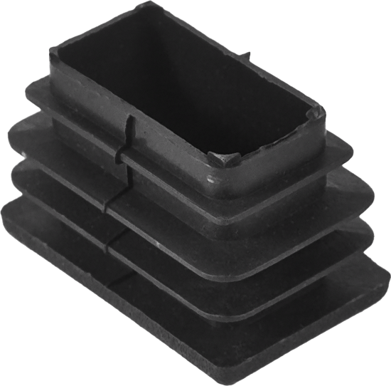 Заглушка универсальная 25x40 мм полипропилен черный, 4 шт.