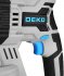 Перфоратор аккумуляторный бесщеточный SDS-plus Deko DKCH20FU-Li, 20 В Li-ion 2x4 Ач, 3 Дж