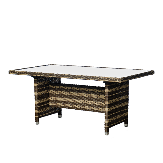 Набор садовой мебели для обеда с подушками Greengard Гавр сталь коричневый диван 1 шт. кресло 4 шт. стол 1 шт.