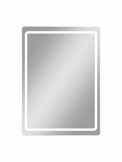 Шкаф зеркальный Easy Led подвесной с подсветкой 50x70 см цвет белый