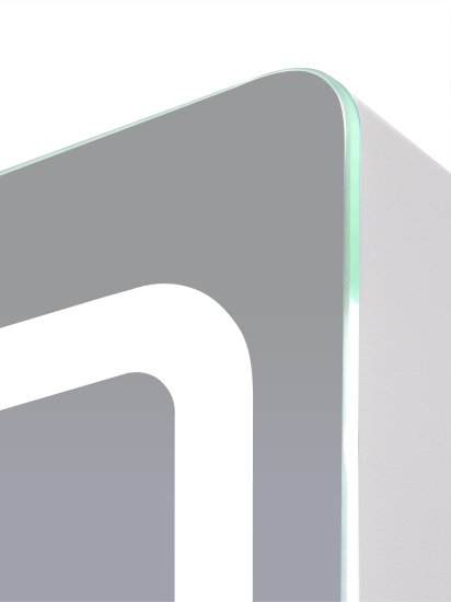 Шкаф зеркальный Easy Led подвесной с подсветкой 50x70 см цвет белый