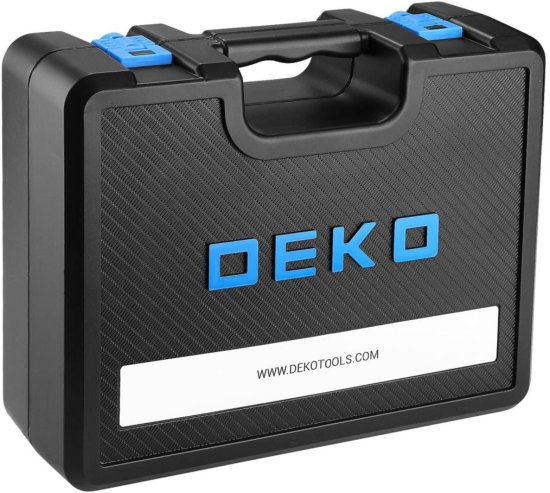 Гайковерт аккумуляторный ударный бесщеточный Deko ZKIS20 084-1047, 20 В Li-ion 2x4 Ач, 400 Нм