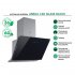 Кухонная вытяжка наклонная MBS Abelia 160 Glass 60 см черная