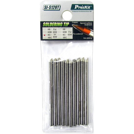 Паяльное жало Pro'sKit SI-S120T-4C