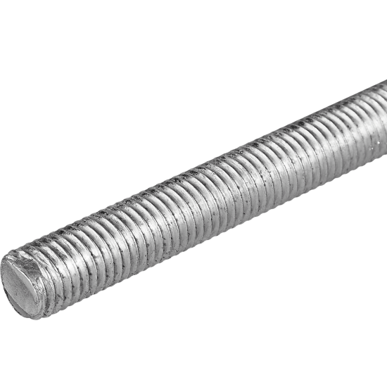 Штанга усиленная оцинкованная М14x300 мм класс прочности 6.8 DIN 976