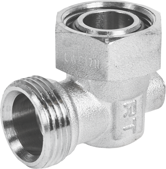 Узел нижнего подключения угловой раздельный Royal Thermo 3/4