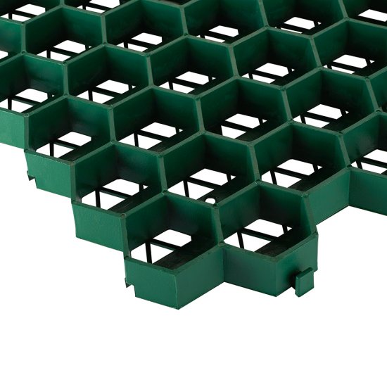 Решетка газонная пластиковая Gidrolica Eco Standart зеленая C250 700х400х32,8 мм